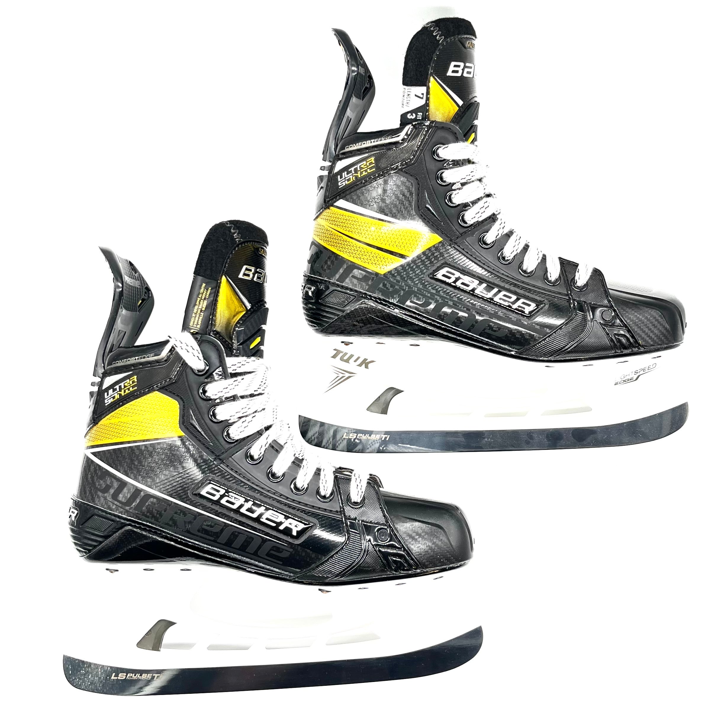 Patins de hockey Bauer Supreme Ultrasonic - Pro Stock - Taille 7 - Fit 3